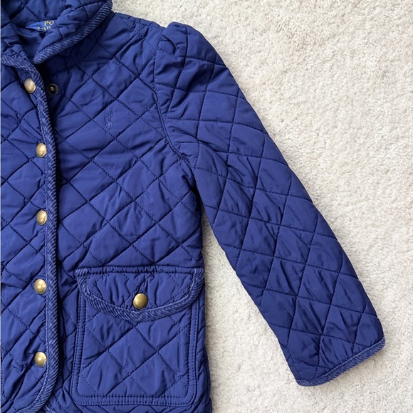 Polo by Ralph Lauren Kids Blue Quilted Jacket - Picture 4 of 14
